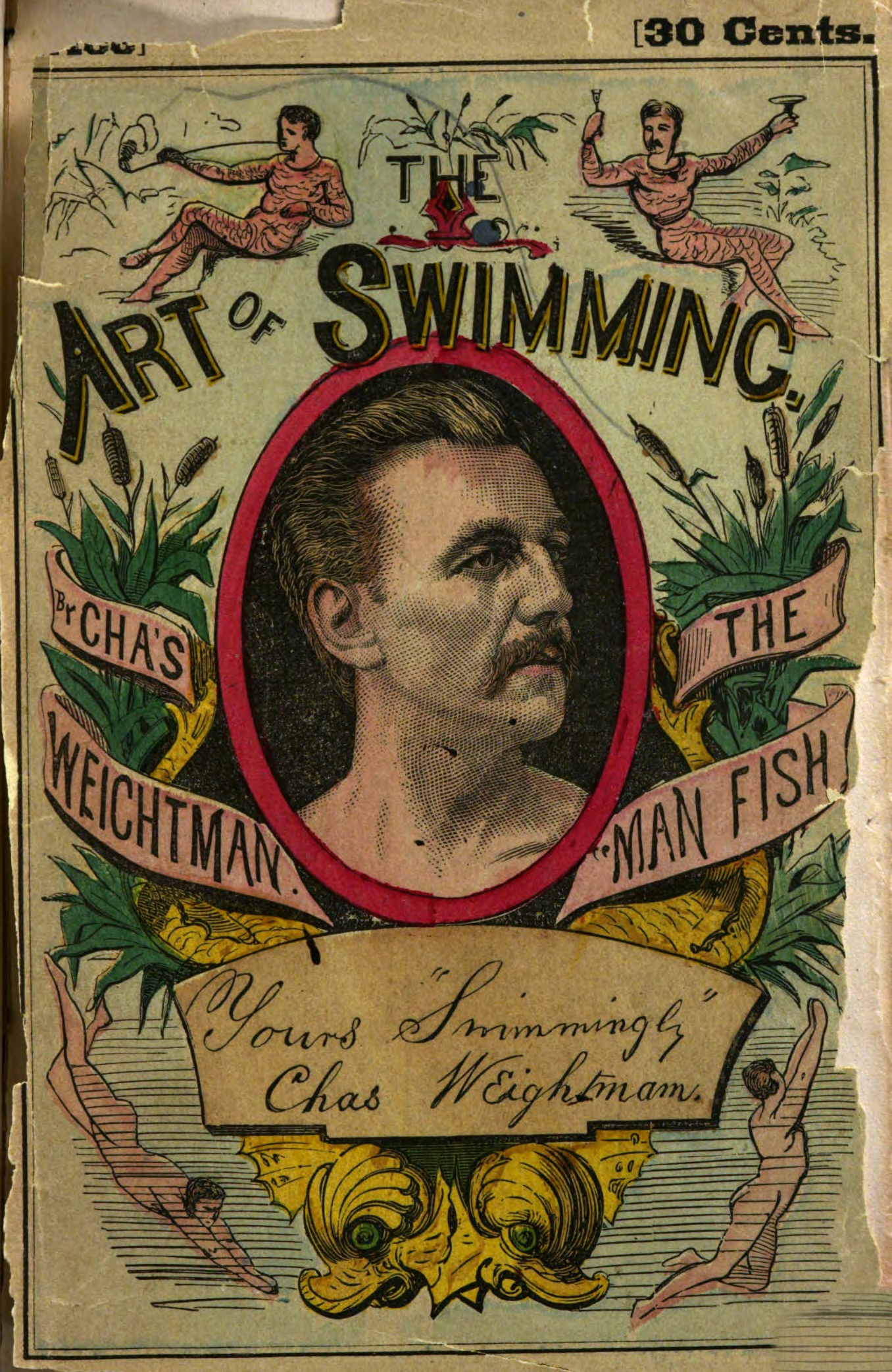 cover for The Art of Swimming (1873) by Charles Weightman.jpg