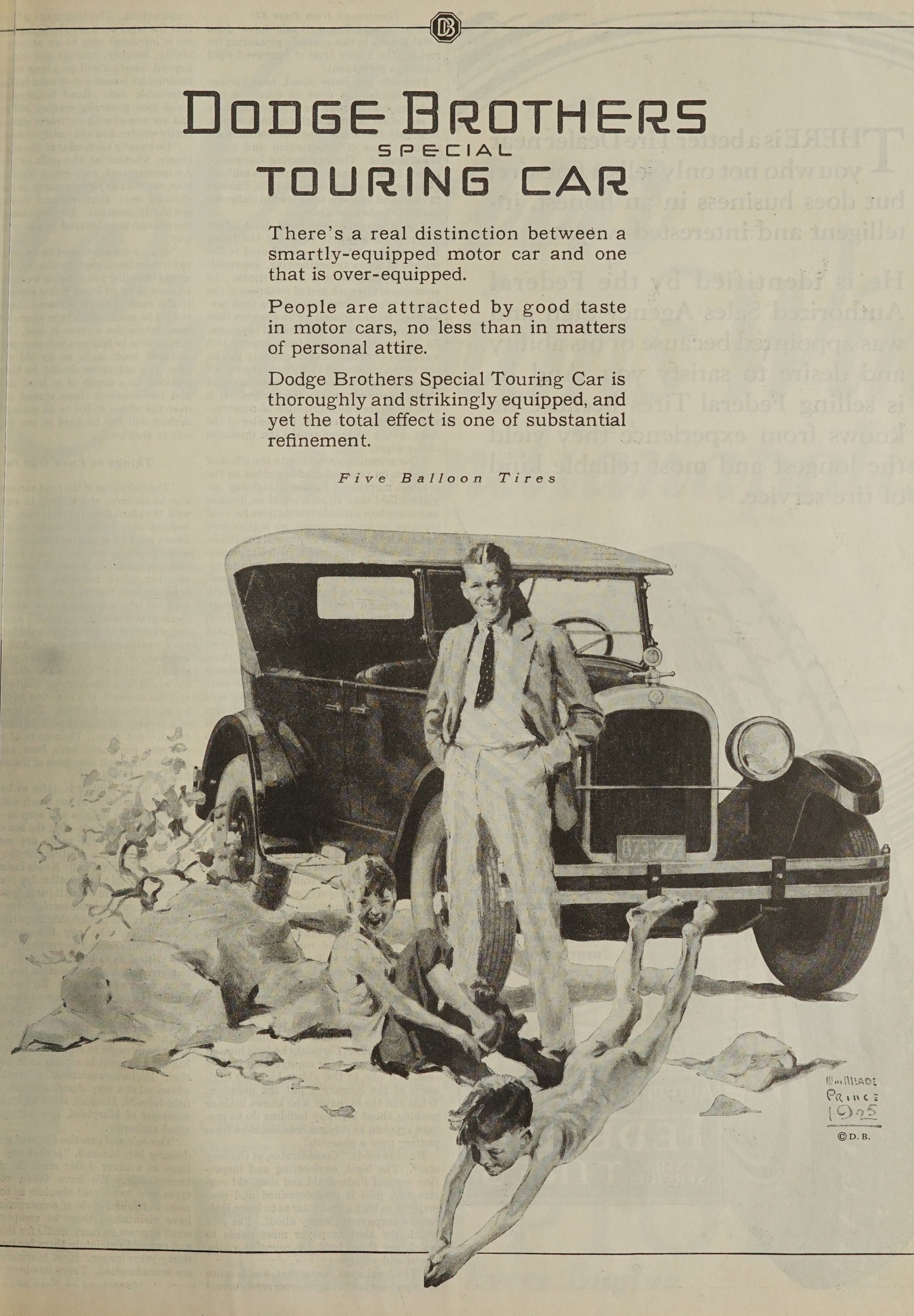 dodge ad 1925, art by William Meade Prince.jpg