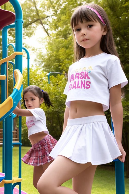 Ai Art Girls On The Playground A Few Lucky Panty Peeks 51png Imgsrcru