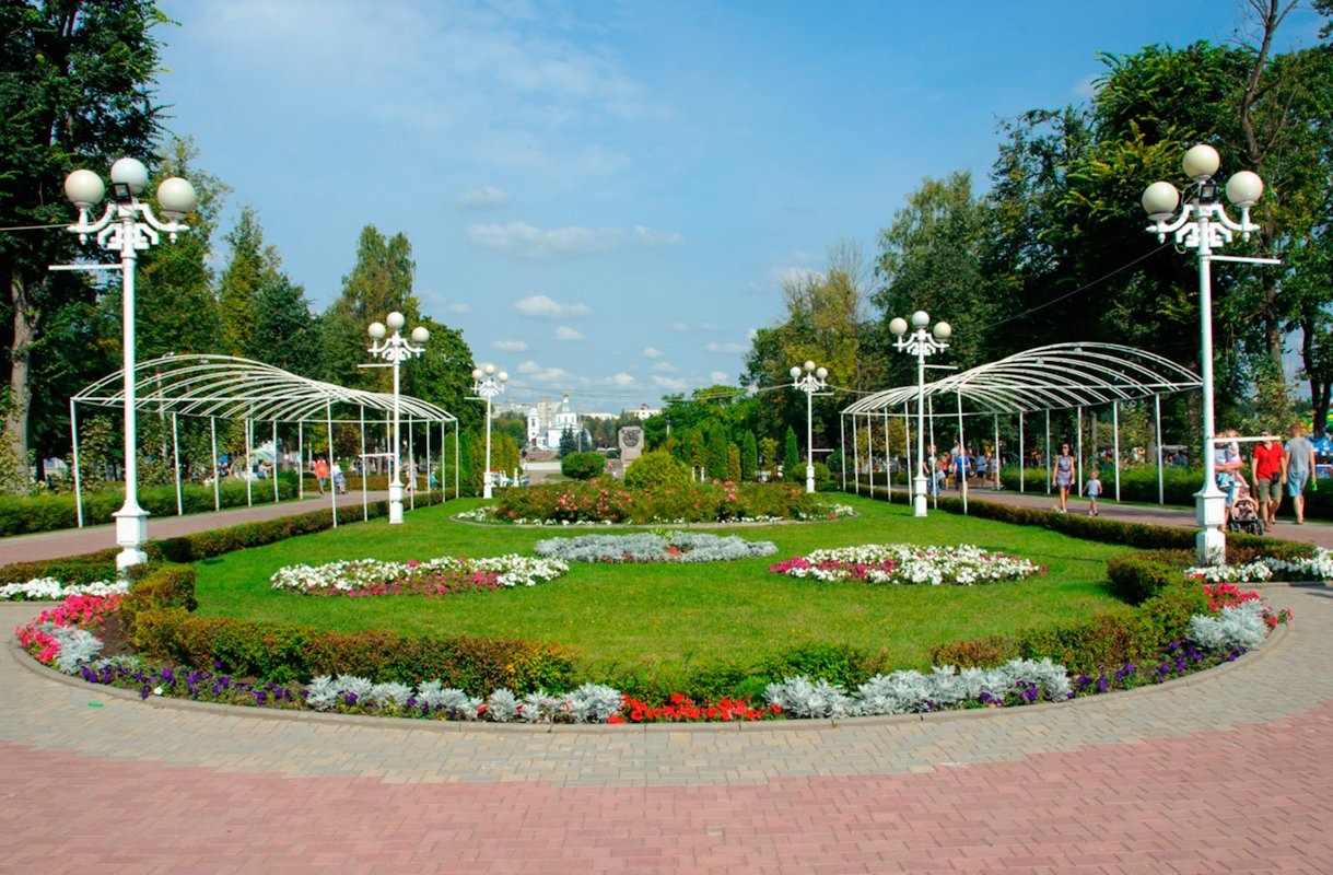 городской парк в твери