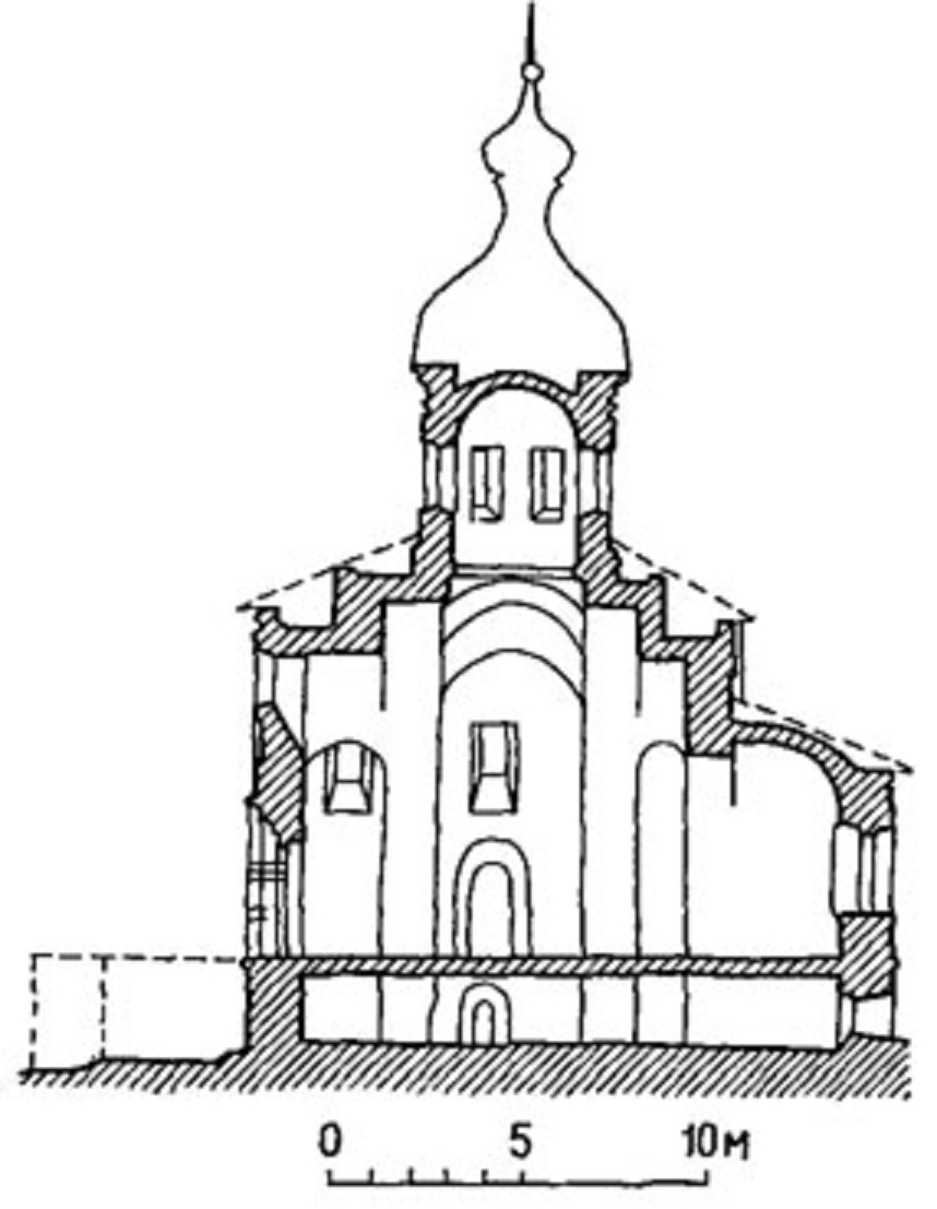 Ферапонтов монастырь разрез Рождественского собора.jpg